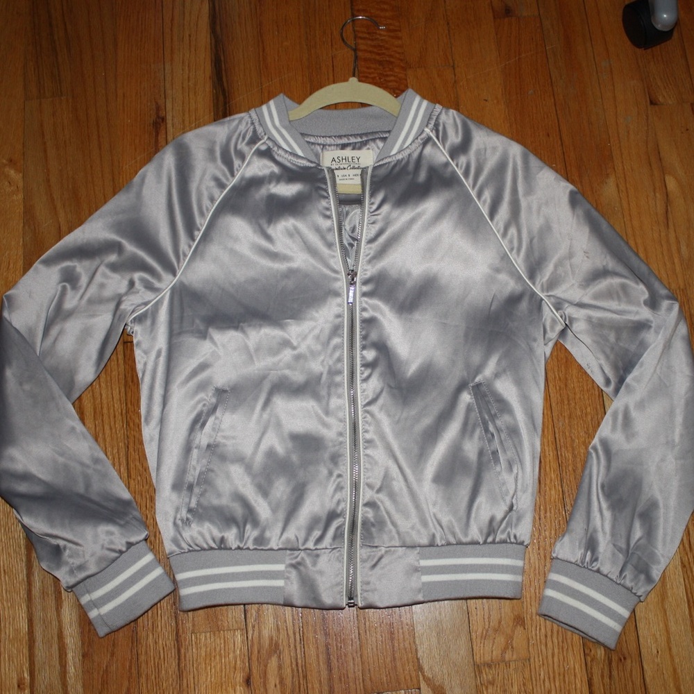 Tilly’s Metallic Bomber Jacket